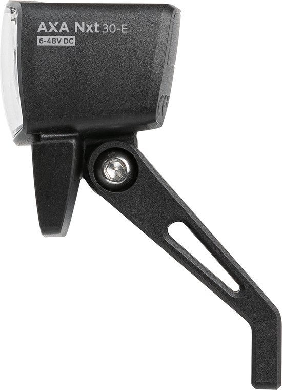 AXA Nxt 30 E‑bike Koplamp - LED Fietsverlichting - 30 Lux - 6–48 V Aansluiting - 50 m Lichtbundel - 3.000 m Zichtbaarheid - Voorvork of Stuurbeugel - Geïntegreerde Reflector — afbeelding 2