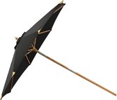 Cerox parasol met kantelfunctie zwart.
