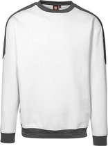 ID-Line 0362 Sweatshirt Wit/GrijsM