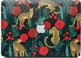 Lunso - cover hoes - MacBook Pro 13 inch (2016-2019) - Leopard Roses