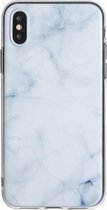 Lunso - backcover hoes - Geschikt voor iPhone X / XS - Marble Cleo