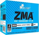 Olimp Supplements ZMA Olimp - T-booster met Vitamine B6, Magnesium en Zink - 120 Capsules - 1 Verpakking