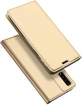 Dux Ducis pro serie - slim wallet hoes - Samsung Galaxy A7 2018 - goud