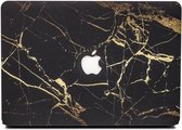 Lunso Geschikt voor MacBook Air 13 inch (2018-2019) cover hoes - case - Marble Nova