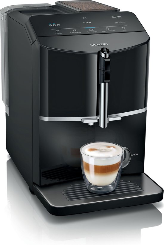 Siemens EQ300 TF301E19 - Volautomaat espressomachine - Zwart
