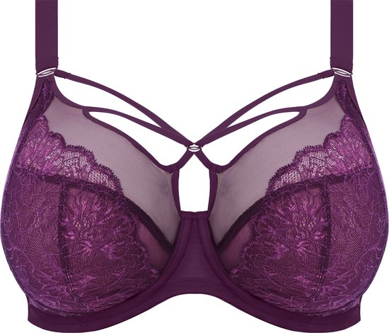 Elomi BRIANNA UW PLUNGE BRA Dames Beha - Blackberry - Maat 95J