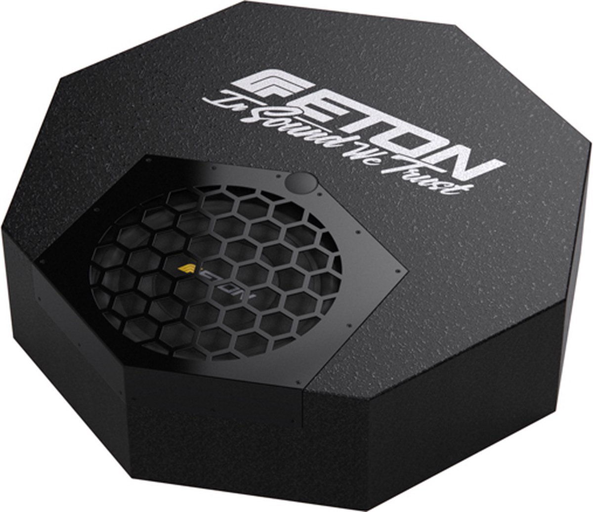 Eton RES10A - Autosubwoofer - Subwoofer voor in reservewiel - 10 inch Actieve subwoofer - Met ingebouwde versterker - 300 Watt RMS - Ondiepe kist - Gesloten behuizing
