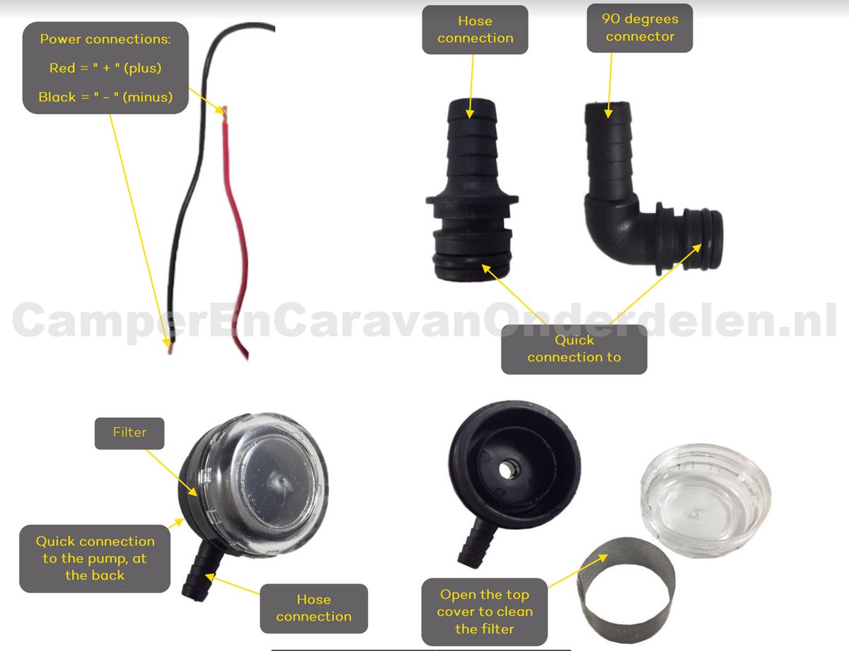 Pompe à eau 12V MAAS 700 HABA 7L