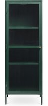Olivine Katja metalen vitrinekast groen - 58 x 160 cm