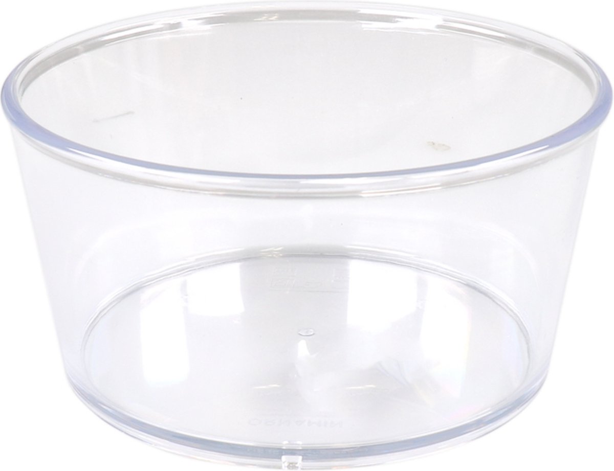 Ornamin Schaal - reusable - onbreekbaar - sAN - rond - 600ml - 70mm - ∅140mm - glashelder - 9 stuks