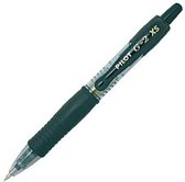 Pen Roller Pilot G-2 XS Intrekbaar Zwart 0,4 mm (12 Stuks)