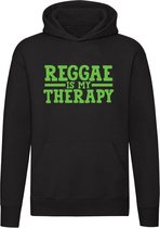 Reggae is my therapy | muziek | Jamaica | Unisex | Trui | Hoodie | Sweater | Capuchon