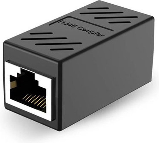 Utp Koppelstuk Rj45 Female Rj45 Female Zwart 1310