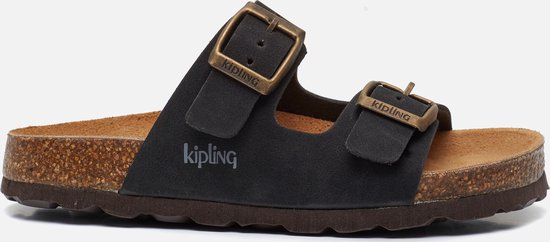Kipling SUNSET 5 - SlippersJongensKinderslippers - Kleur: Zwart - Maat: 38