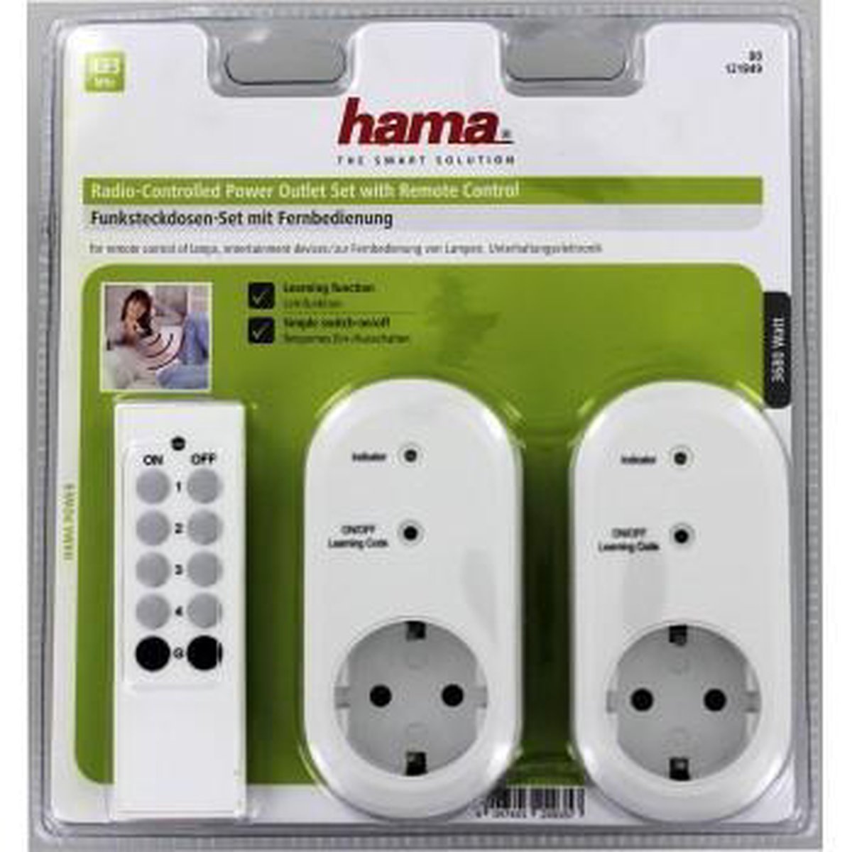 Hama Radio-Controlled Power Outlet Set With Remote Control | bol.com