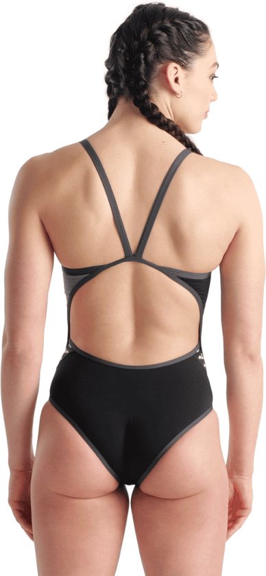 Arena Woman Superfly Back Solid Swimsuit Gray/Black