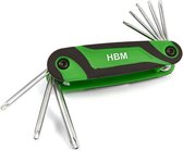 HBM 8 Delige Torx inbussleutelset