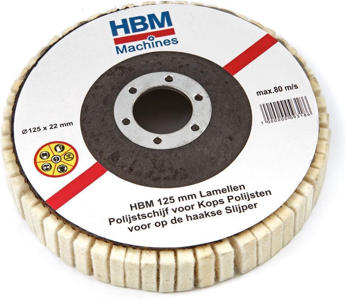 HBM 125 mm Lamellen voor Kops Polijsten | bol.com