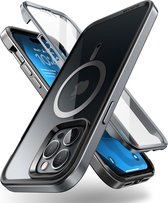 Supcase EdgeMag Hoesje met screenprotector Geschikt Voor iPhone 14 Pro - Zwart
