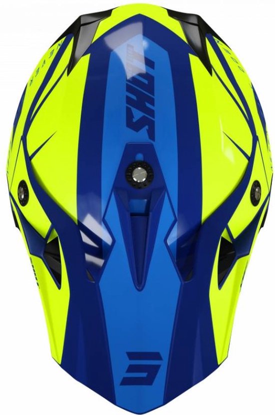 Casque Moto Cross Adulte Shot - Furious Roll - Navy Gloss