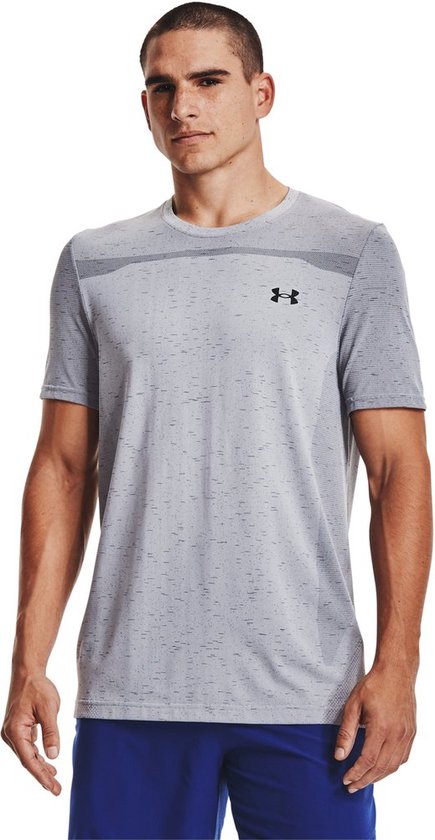 Under Armour Seamless T-shirt Met Korte Mouwen Grijs M Man