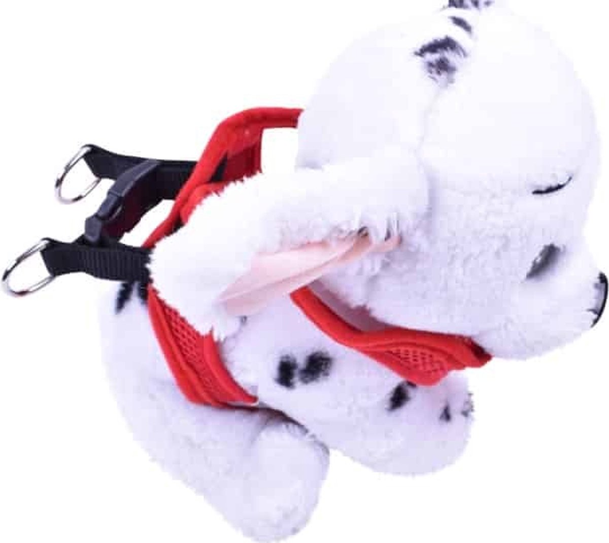 De-Tail Harnas polyester zacht M 37-39 cm Rood