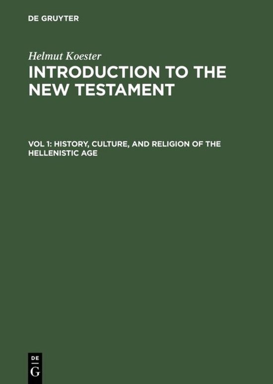 History, Culture, and Religion of the Hellenistic Age - cover