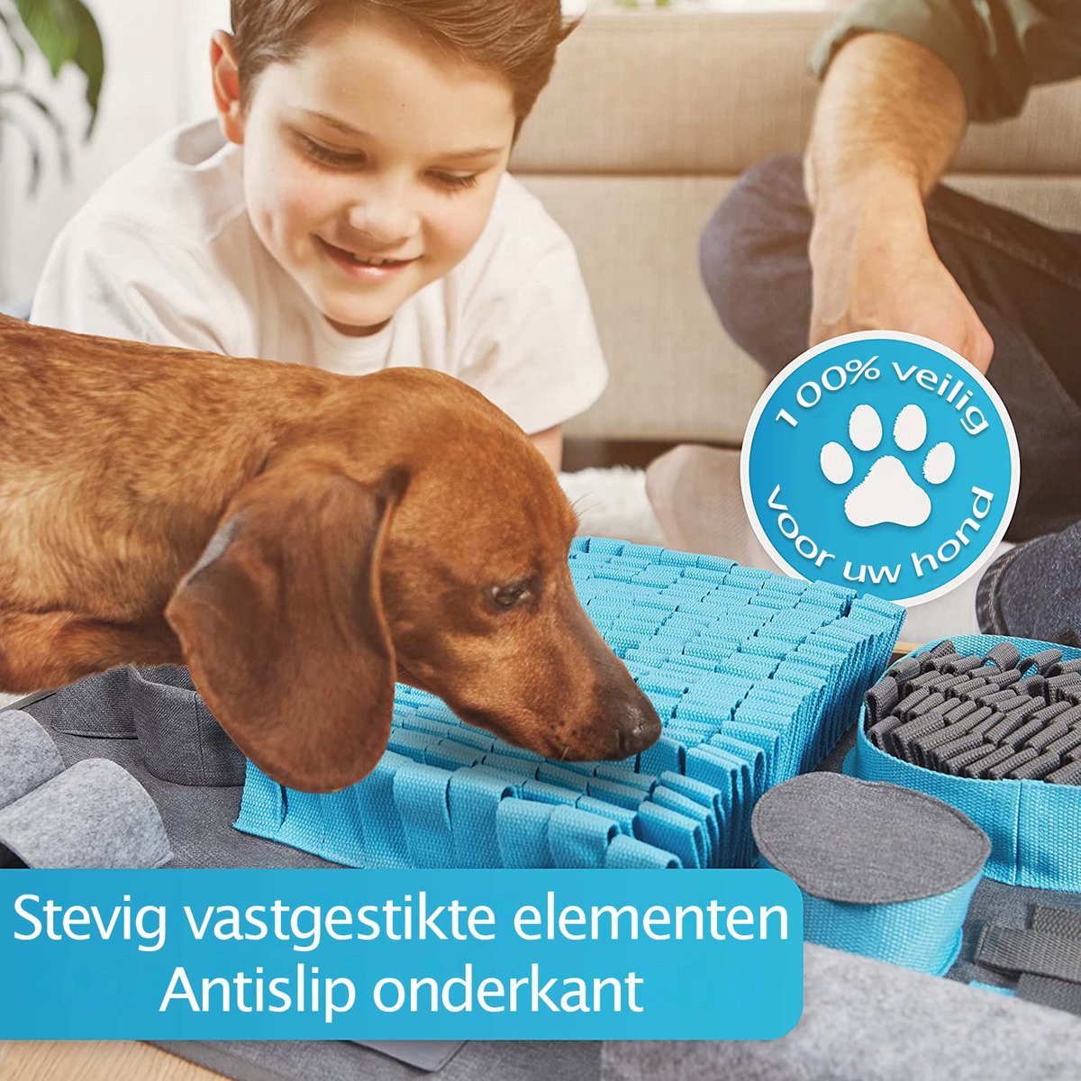 Cozy Design Snuffelmat Hond met 10 functies - Denkspel Hond thumbnail 4