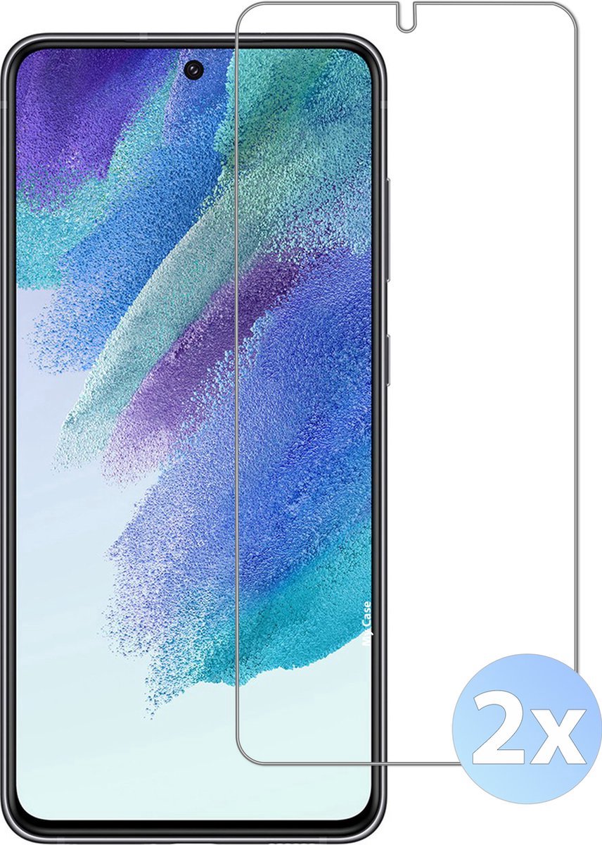 Geschikt voor Samsung A54 Screenprotector Tempered Gehard glas - 2 stuks beschermglas
