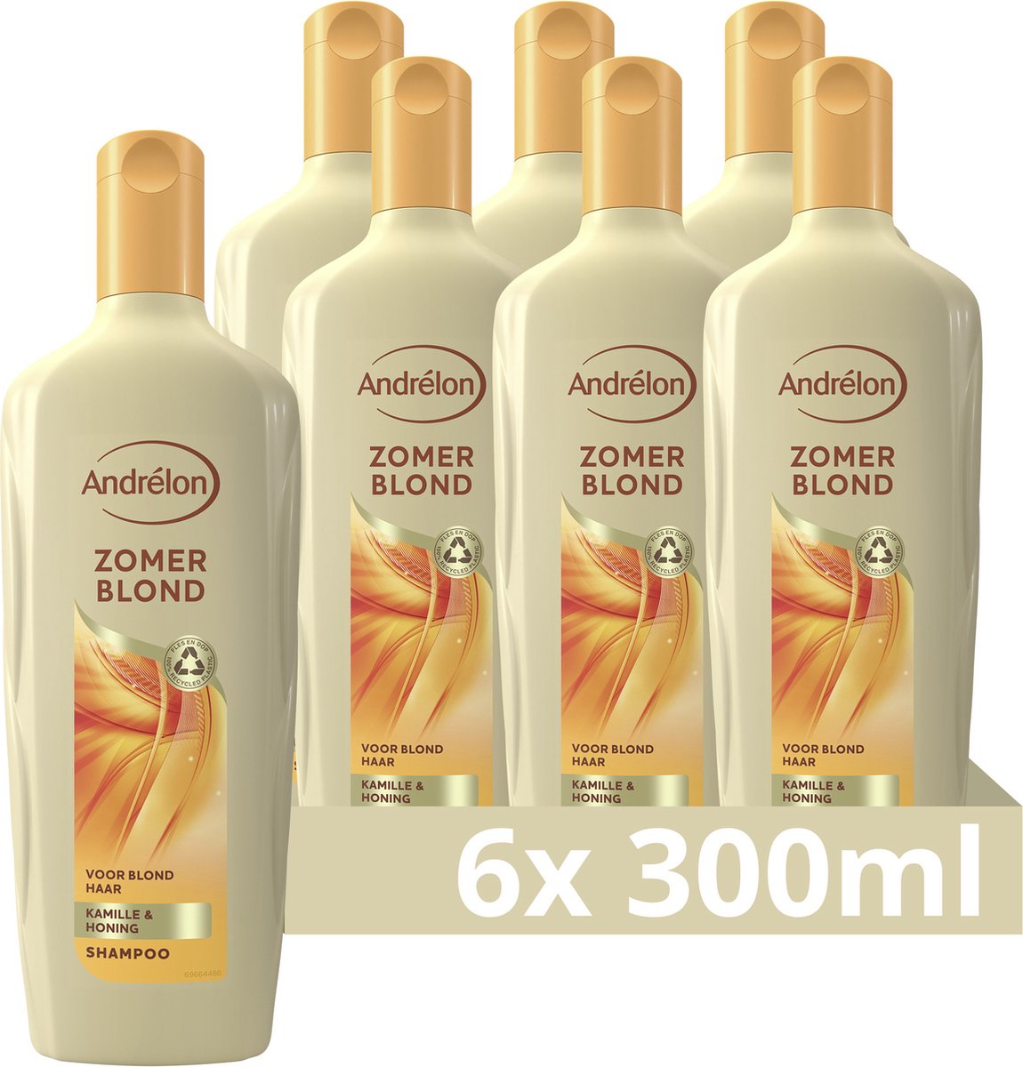 Andrélon Zomer Blond Shampoo - 6 x 300 ml - Voordeelverpakking | bol.com
