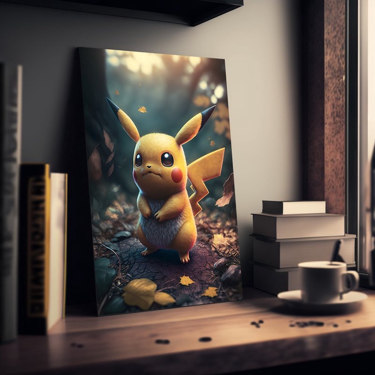 Affiche Pokemon Pikachu néon 61 x 91 cm - Affiches à thème Pokemon -  Décoration murale