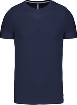 T-shirt korte mouwen met crew neck Kariban Donkerblauw - M