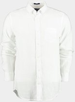 Gant Casual hemd lange mouw Wit Reg Linen Shirt 3230085/110 - MAAT L