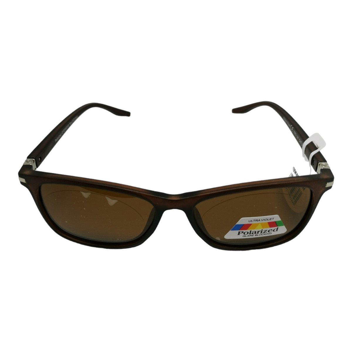 Gepolariseerde Zonnebril - Donkerbruin - Unisex - Sunglasses - Randloos - Ovaal zonnebril stijl - Kost