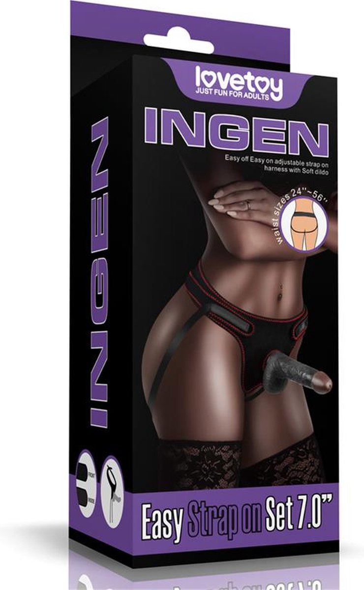 Adjustable Strap On with Dildo 7.0