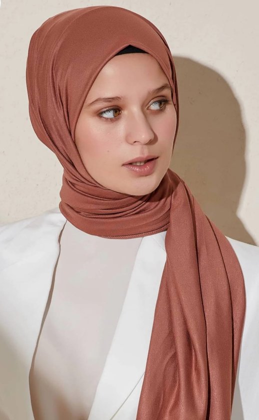 Hijab Jersey CREAM Sjaal Hoofddoek Turban Jersey Scarf Sjawl