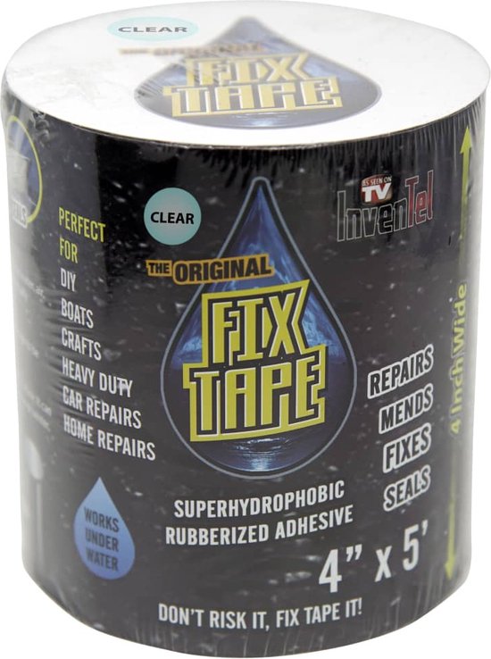 Fix Tape Transparante tape 10x150 cm Montagetape - Waterdicht - Fix Tape
