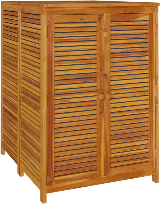 Tuinbox 75x75x58 cm massief acaciahout - Tuinartikelen