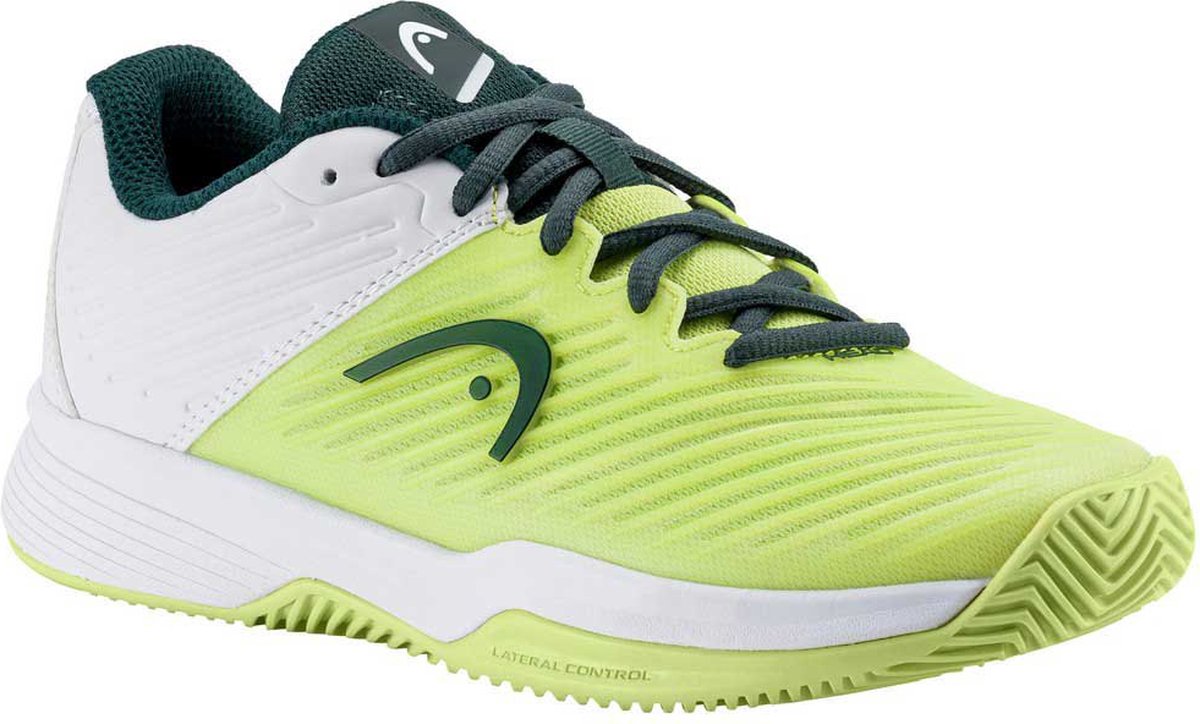 Head Racket Revolt Pro 4.0 Clay Gravel Schoenen Groen,Wit EU 38 Jongen