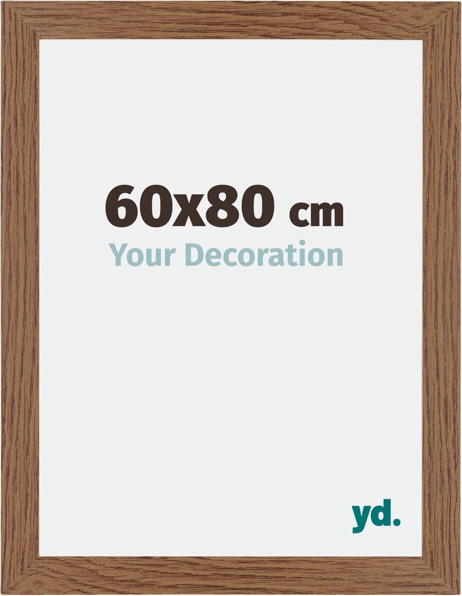 Your Decoration - Fotolijst 60x80 cm - MDF - Eiken Rustiek - Mura