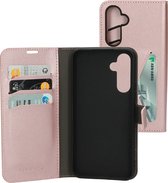 Mobiparts hoesje geschikt voor Samsung Galaxy A54 - Wallet/Boekhoesje - Eco Leer - Magneet Sluiting - Opberg vakken - Roze