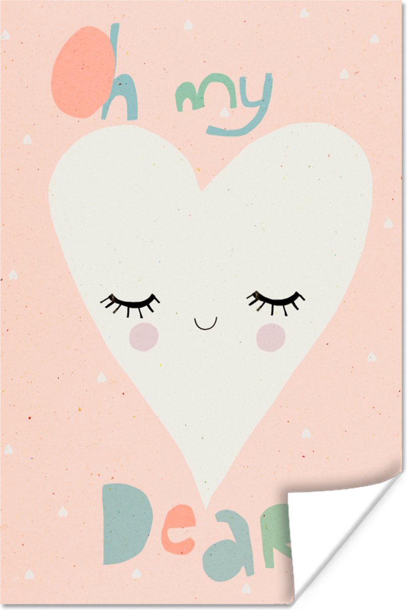 Pastel - Hart - Quote - Oh my dear