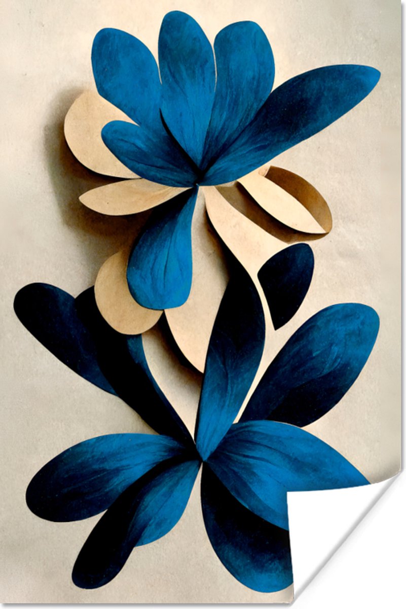 Bladeren - Planten - Blauw - Lelie