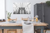 Poster Brooklyn Bridge - Brug - Architectuur - Gebouw - 120x90 cm