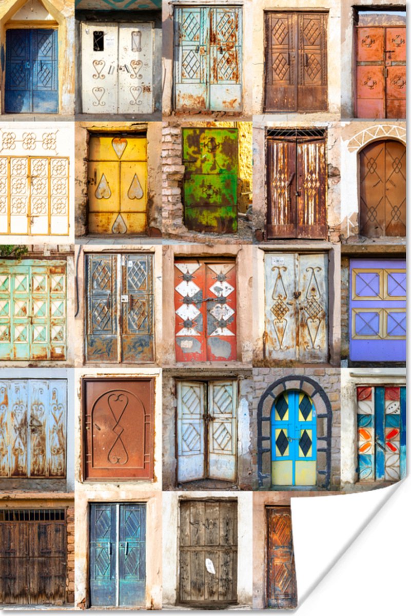 Deuren - Architectuur - Vintage - Collage