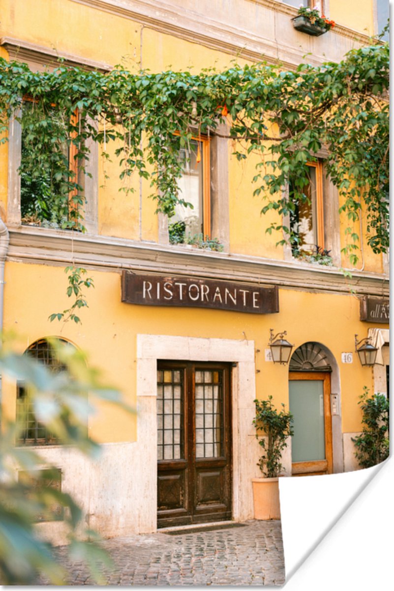 Rome - Restaurant - Geel - Planten - Deur