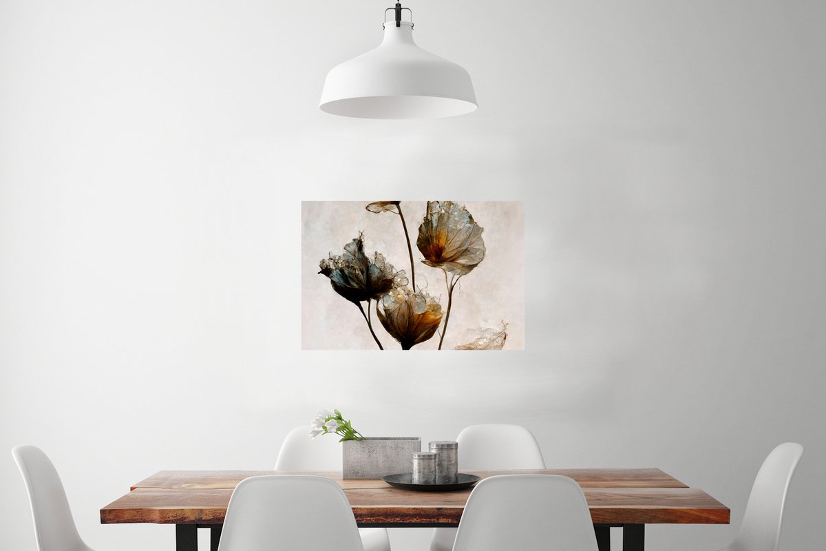 Vintage - Bloemen - Planten - Abstract