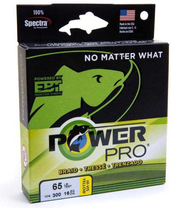 Fil de pêche tressé Power Pro Spectra 275 m Wit 0,230 mm