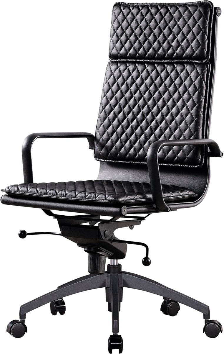 Softpad Bureaustoel Diamond Zwart | Design Office Chair Full Black