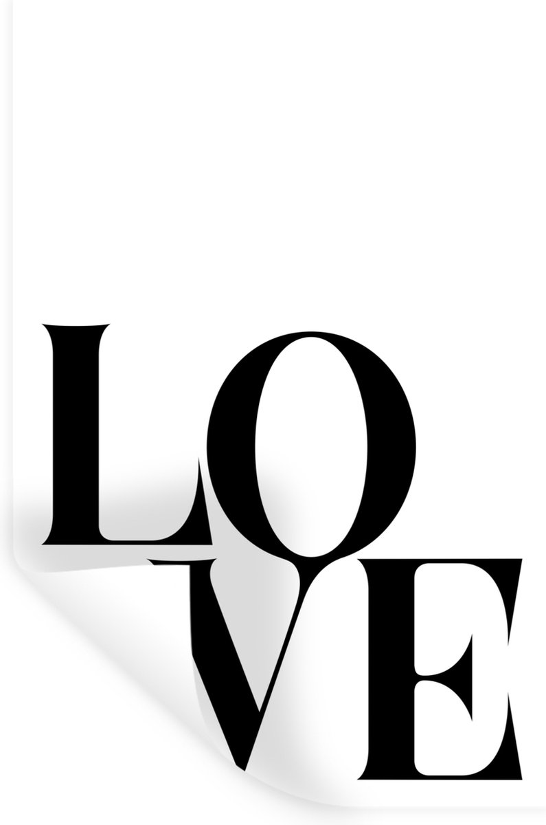 Muurstickers - Sticker Folie - Tekst - Love - Quotes - 40x60 cm - Plakfolie - Muurstickers